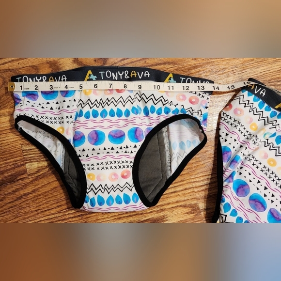 Tony & Ava Incontinence Panties Tween Bikini Briefs Pull Ups 2-Pack Size S - Picture 7 of 9